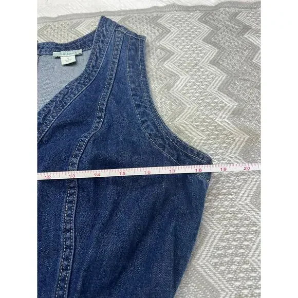 Sundance Poppy Denim Maxi Dress in Light Wash, size 8 Western Coastal Cowgirl - Picture 12 of 15